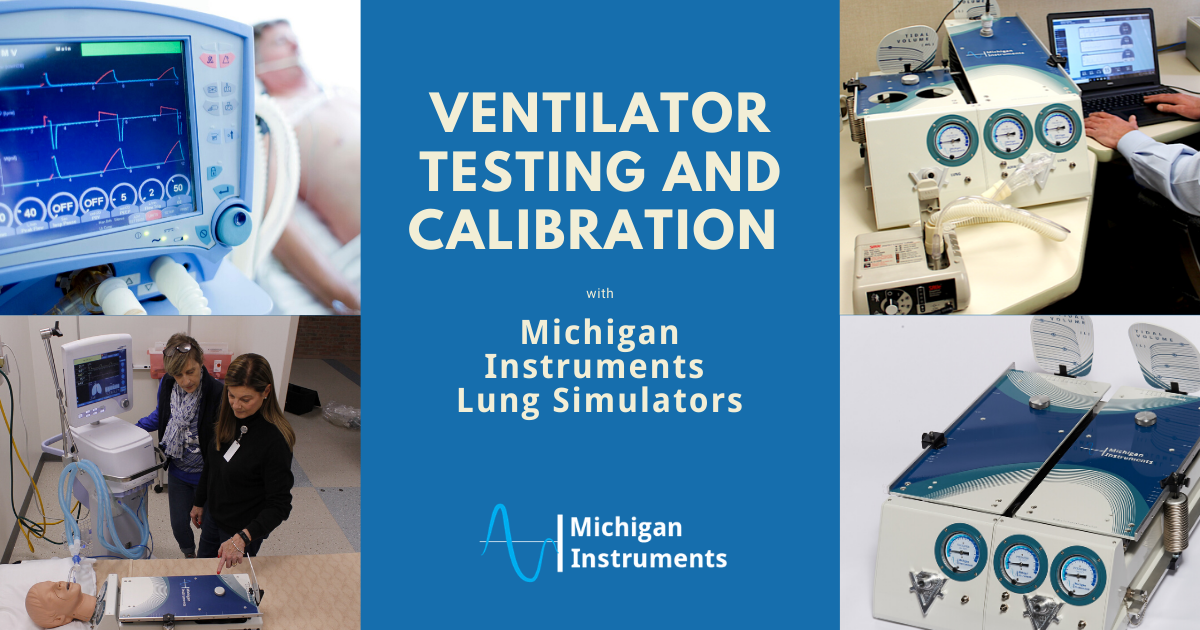 密歇根仪器肺部模拟器对呼吸机进行的测试和校准